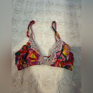 Vibrant Multicolor Lace Bra